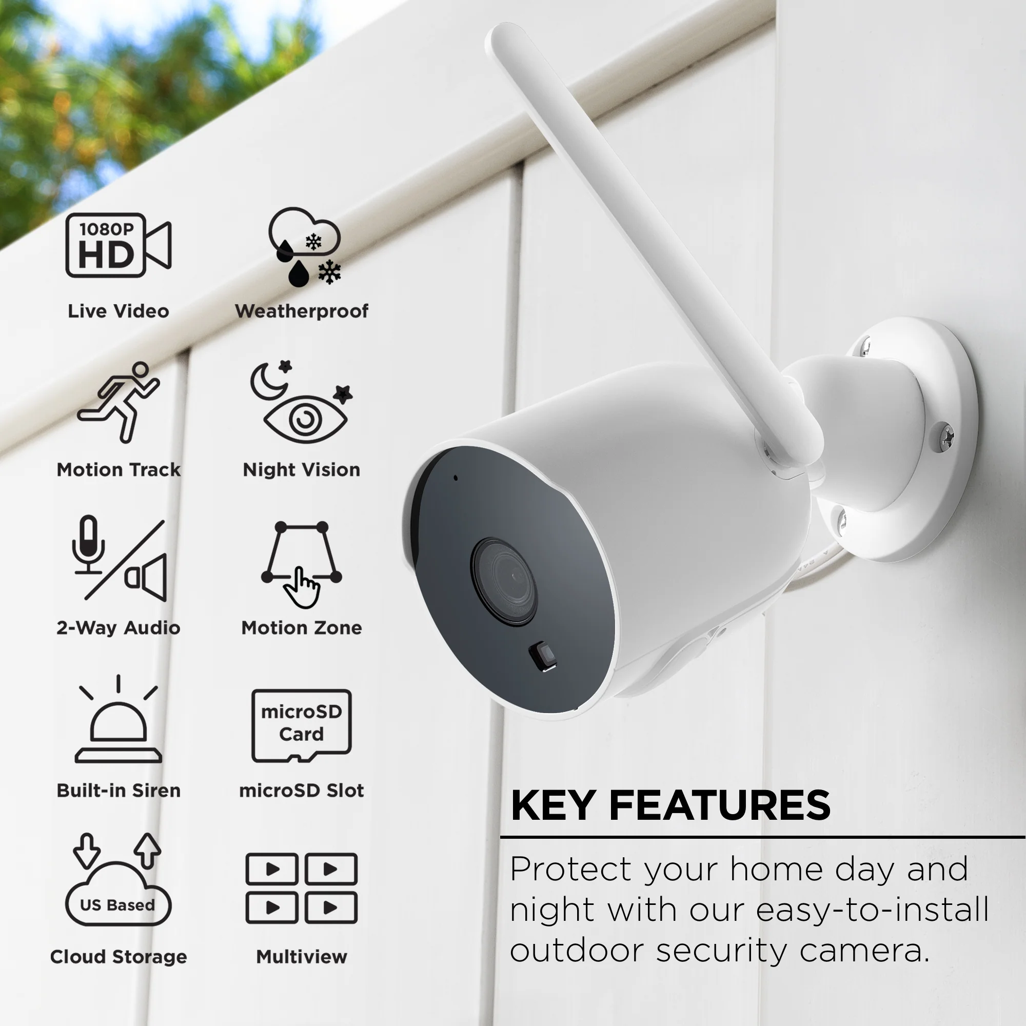 Smart Outdoor Cam (Plug-in) - Image 3