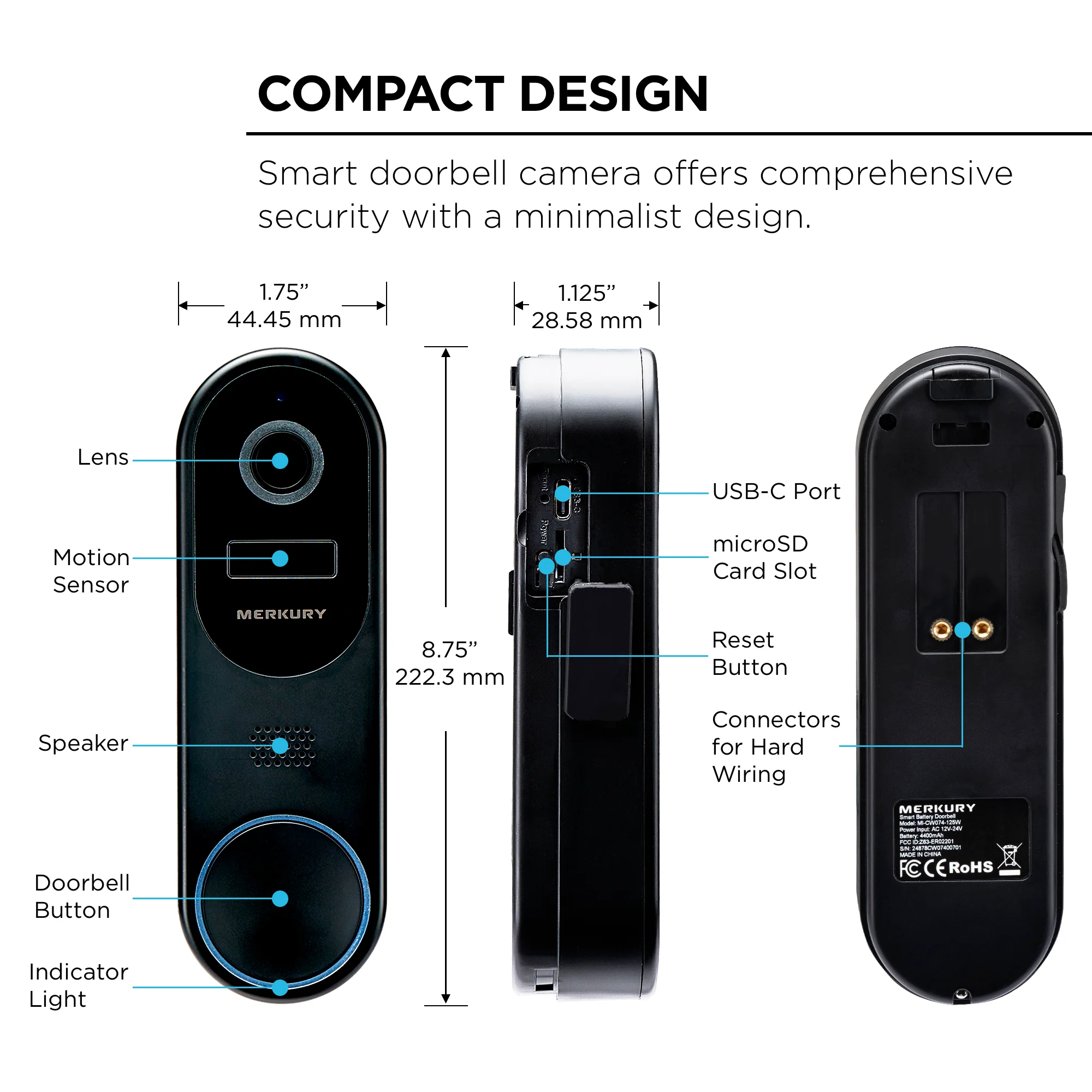 Smart Doorbell Camera, 1080p - Image 10