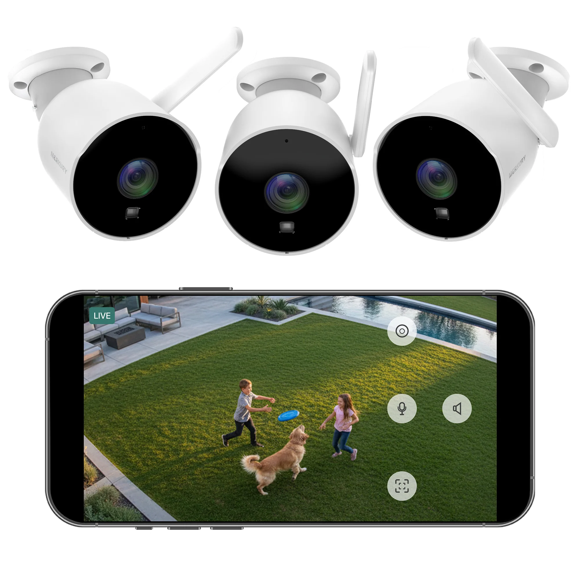 Outdoor Camera 3-Pack - 1080P HD Security Bundle - Image 10