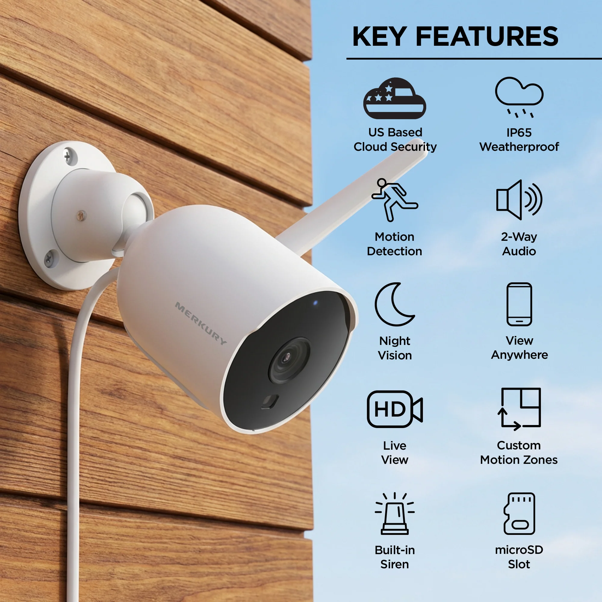 Outdoor Camera 3-Pack - 1080P HD Security Bundle - Image 2