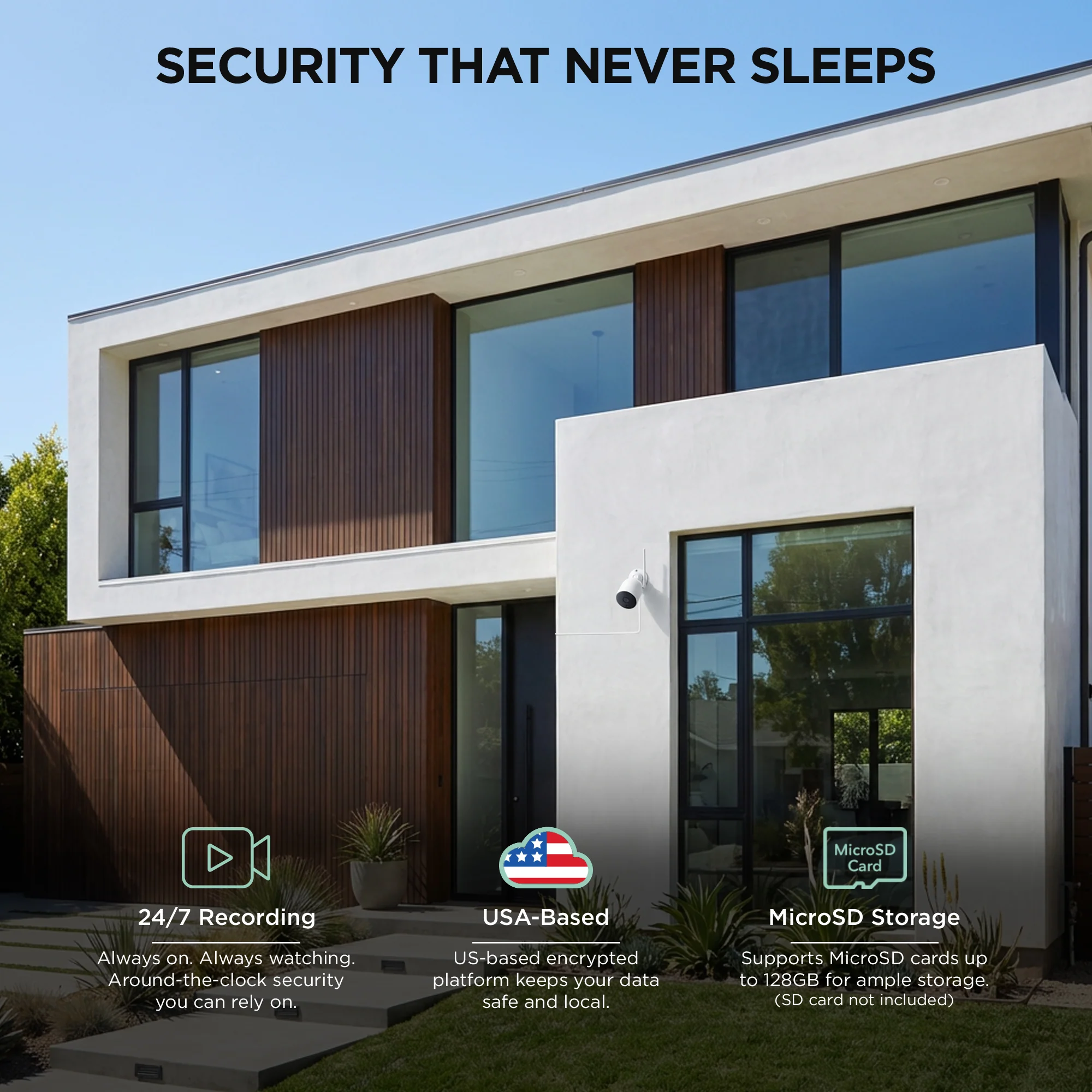 Outdoor Camera 3-Pack - 1080P HD Security Bundle - Image 3