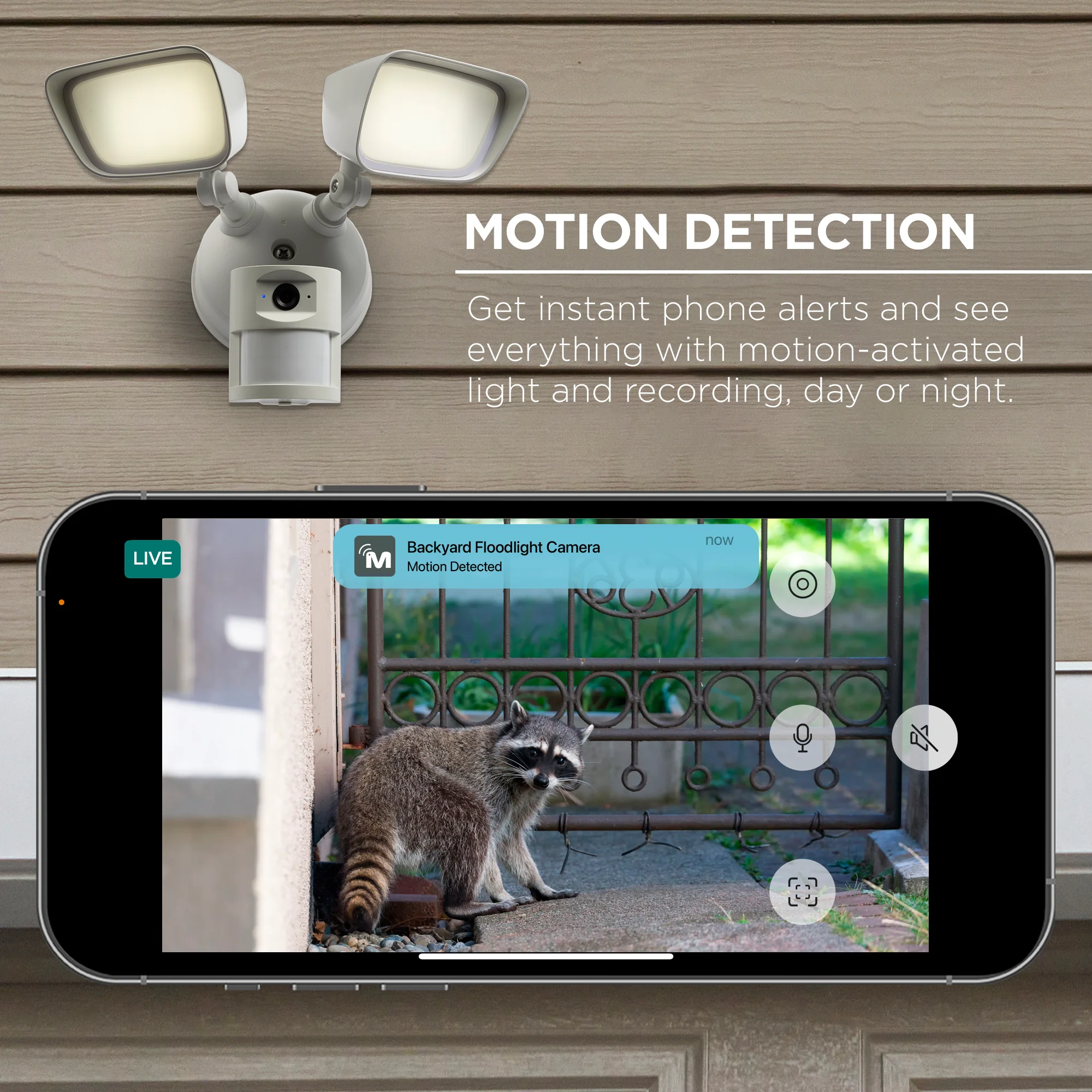 Wired Floodlight Camera with Spotlight - Image 4