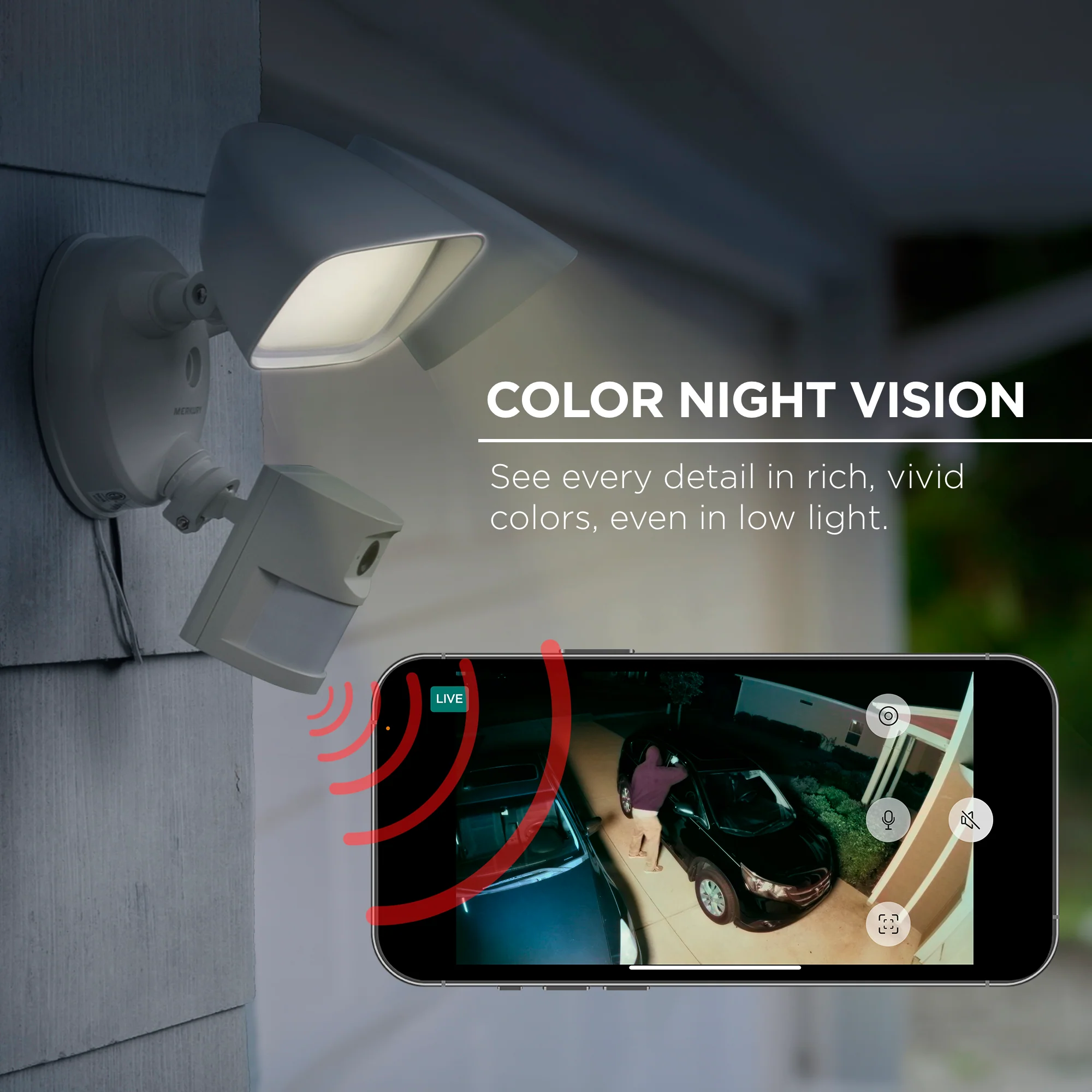 Wired Floodlight Camera with Spotlight - Image 6